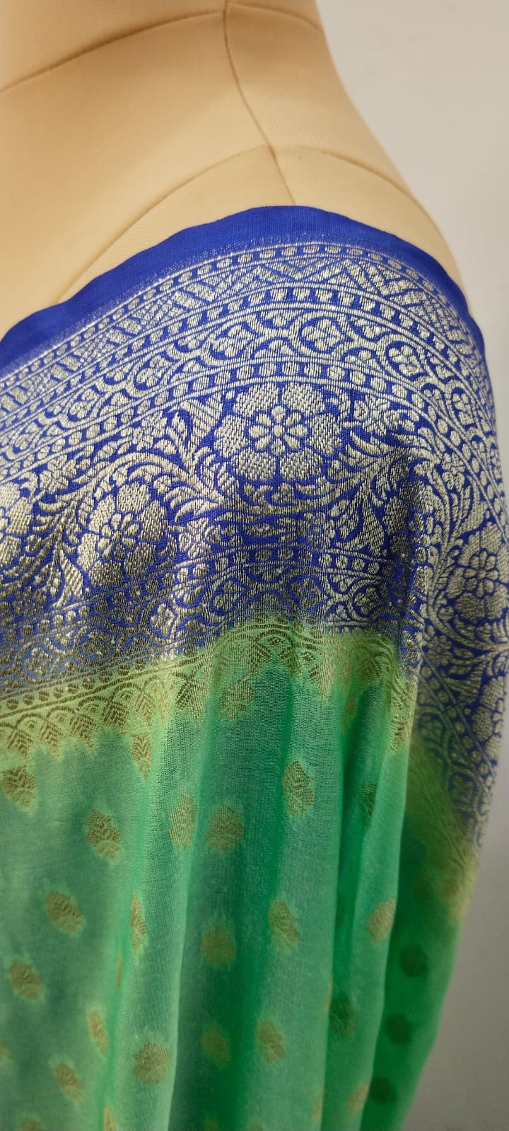 banarasi geargatte saree boarder