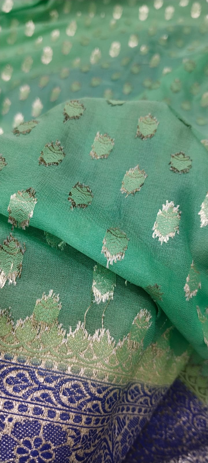 banarasi geargatte saree boarder