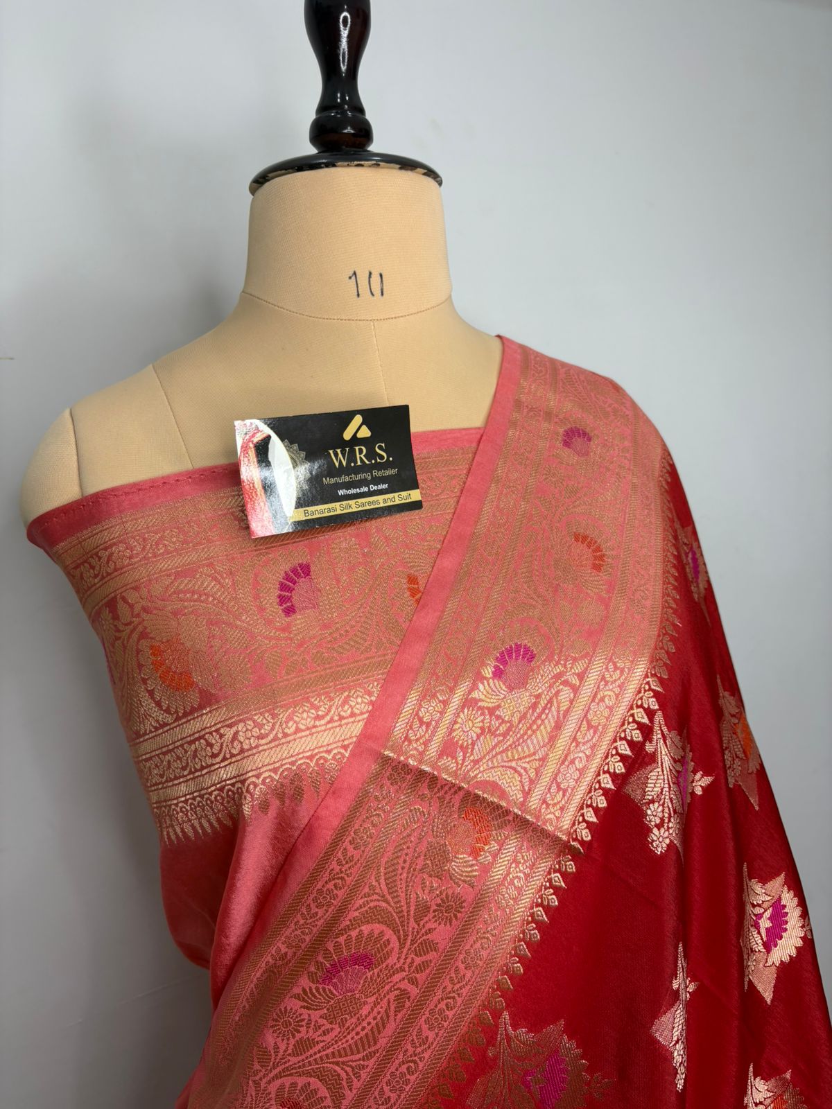 Banarasi katan doopiyan silk alfi minedar gold water zari