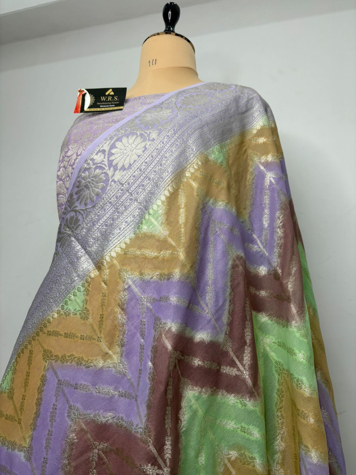 banarasi saree gic gec color  multi