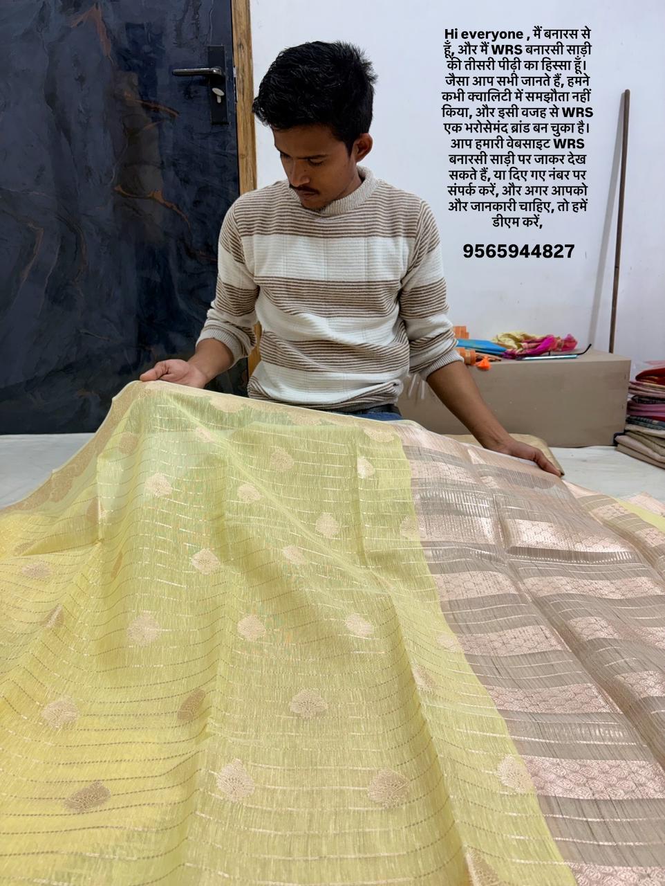 black cotton banarasi silk saree