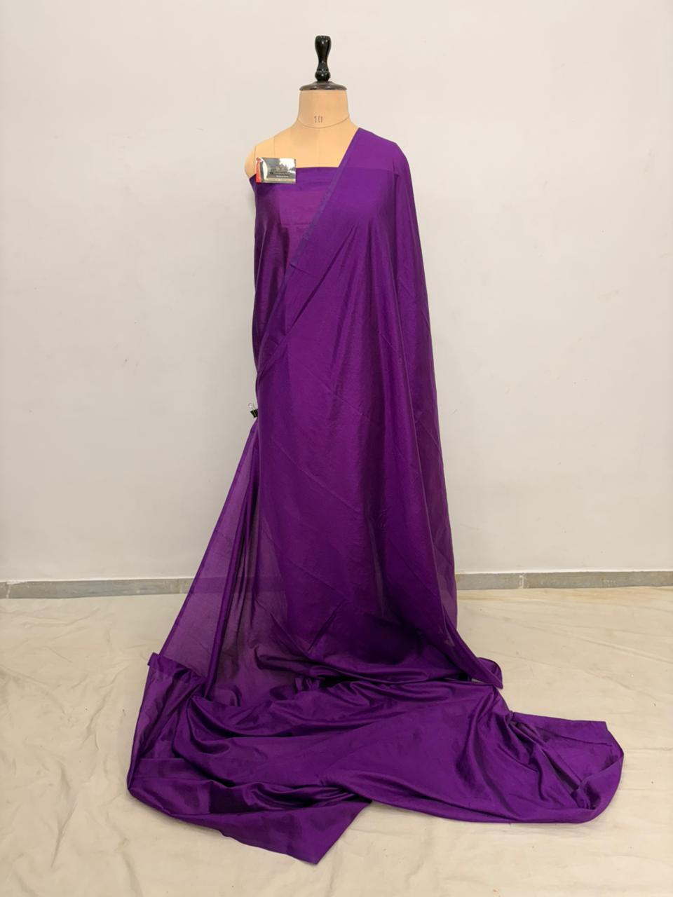 magenta banarasi silk saree