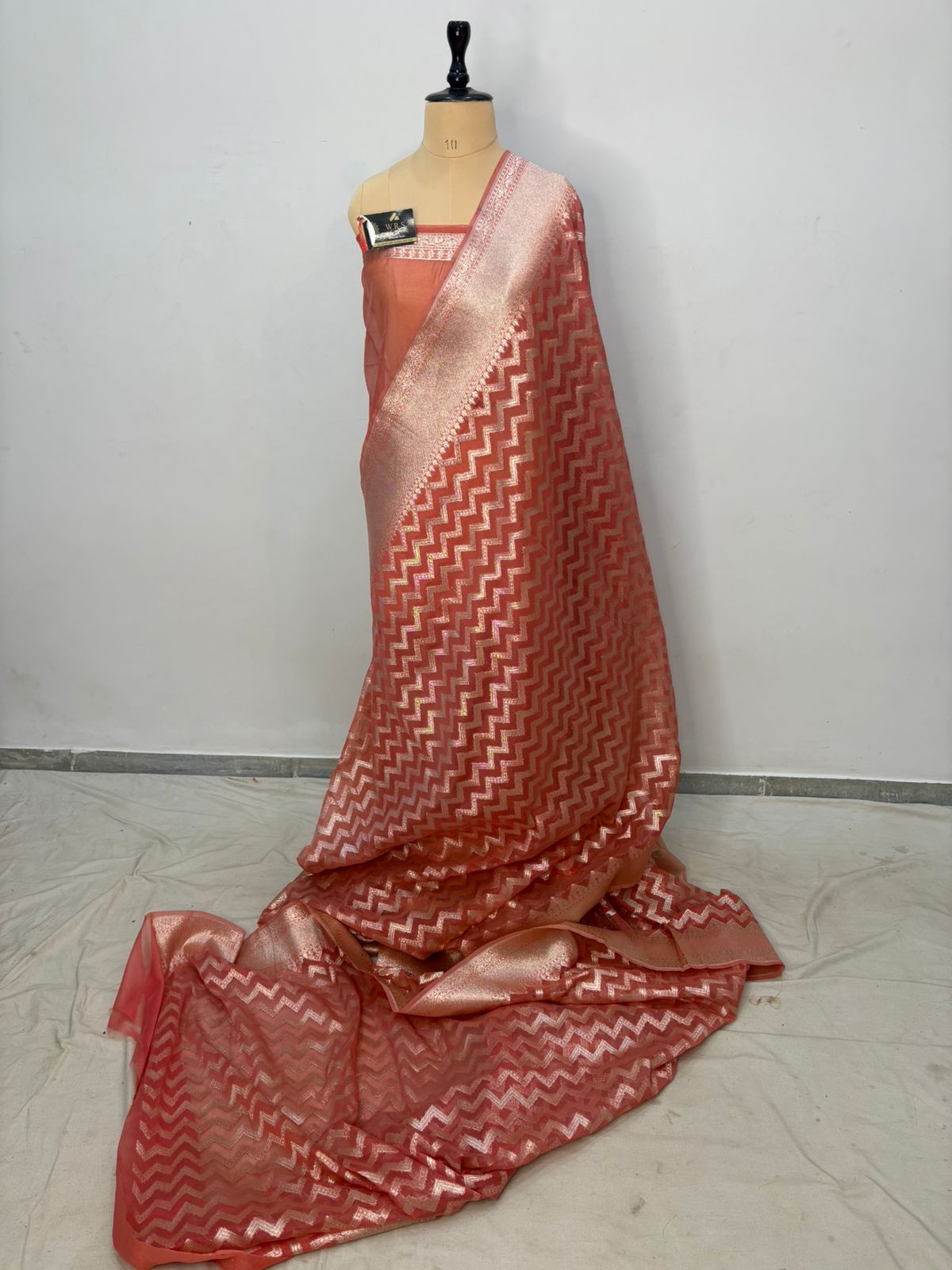 piche georgatte silk  saree