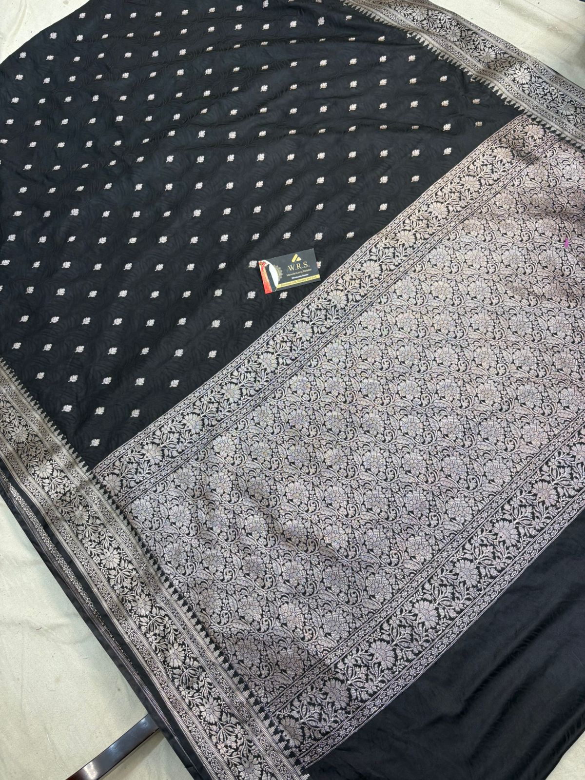 pink tussar banarasi silk saree water gold zari