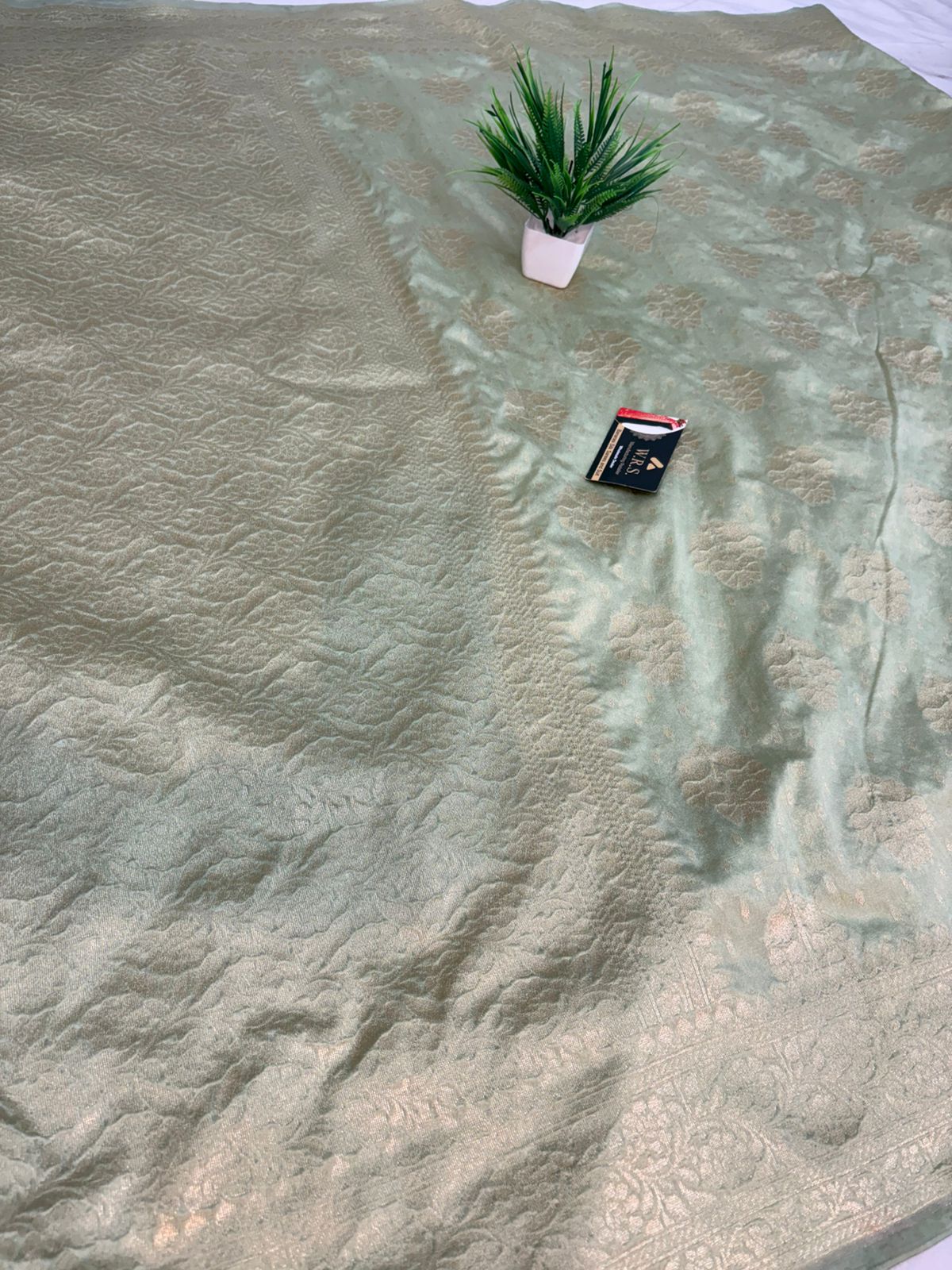 rani soft dupian saree lite water zari