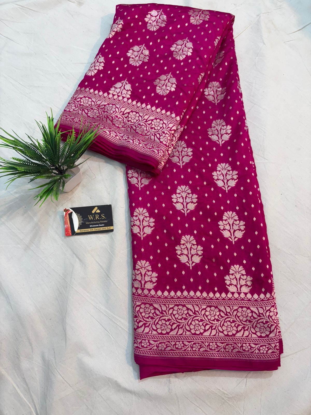 rani soft dupian saree lite water zari