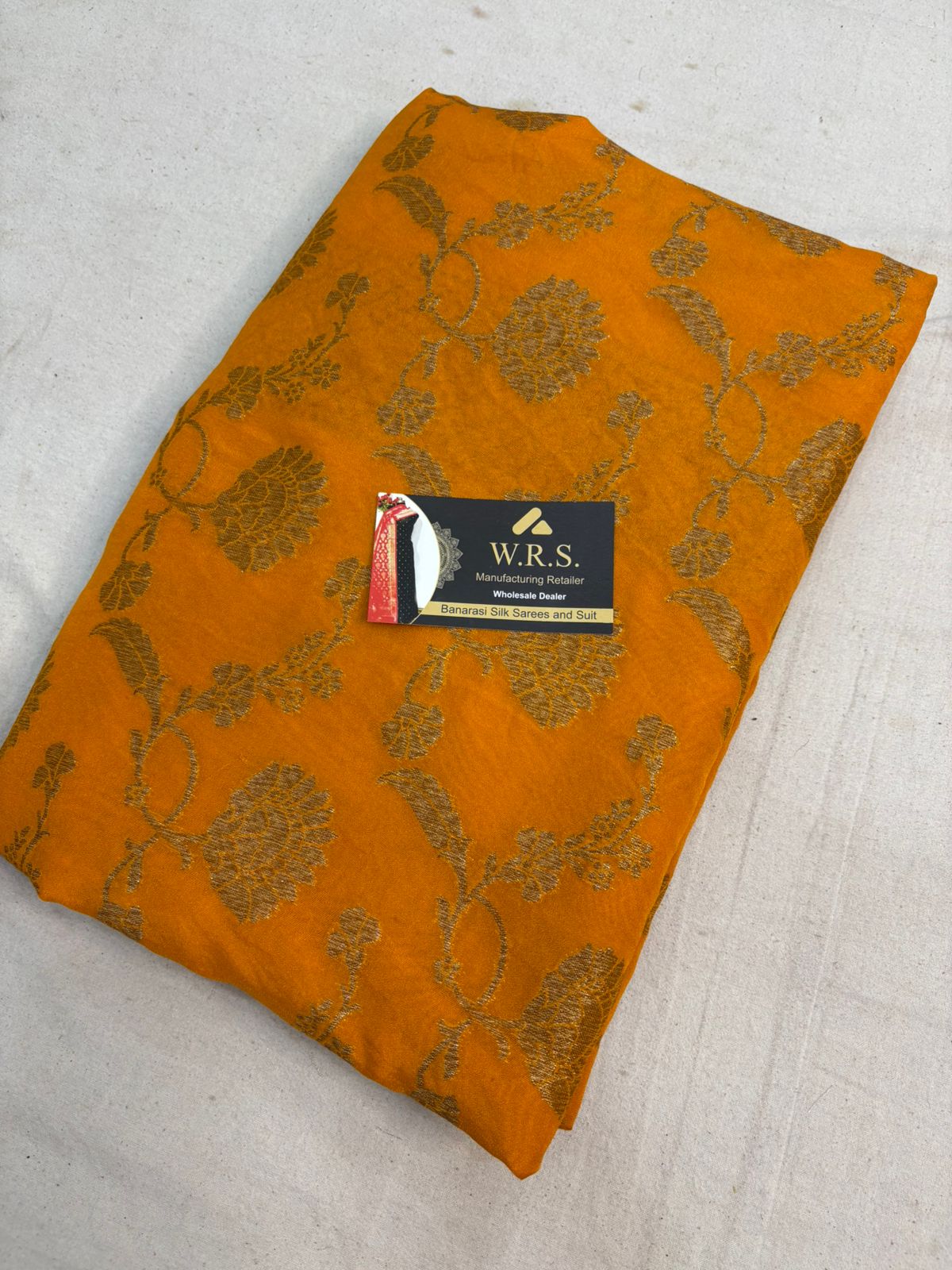 banarasi geargatte katan  saree color gold free size