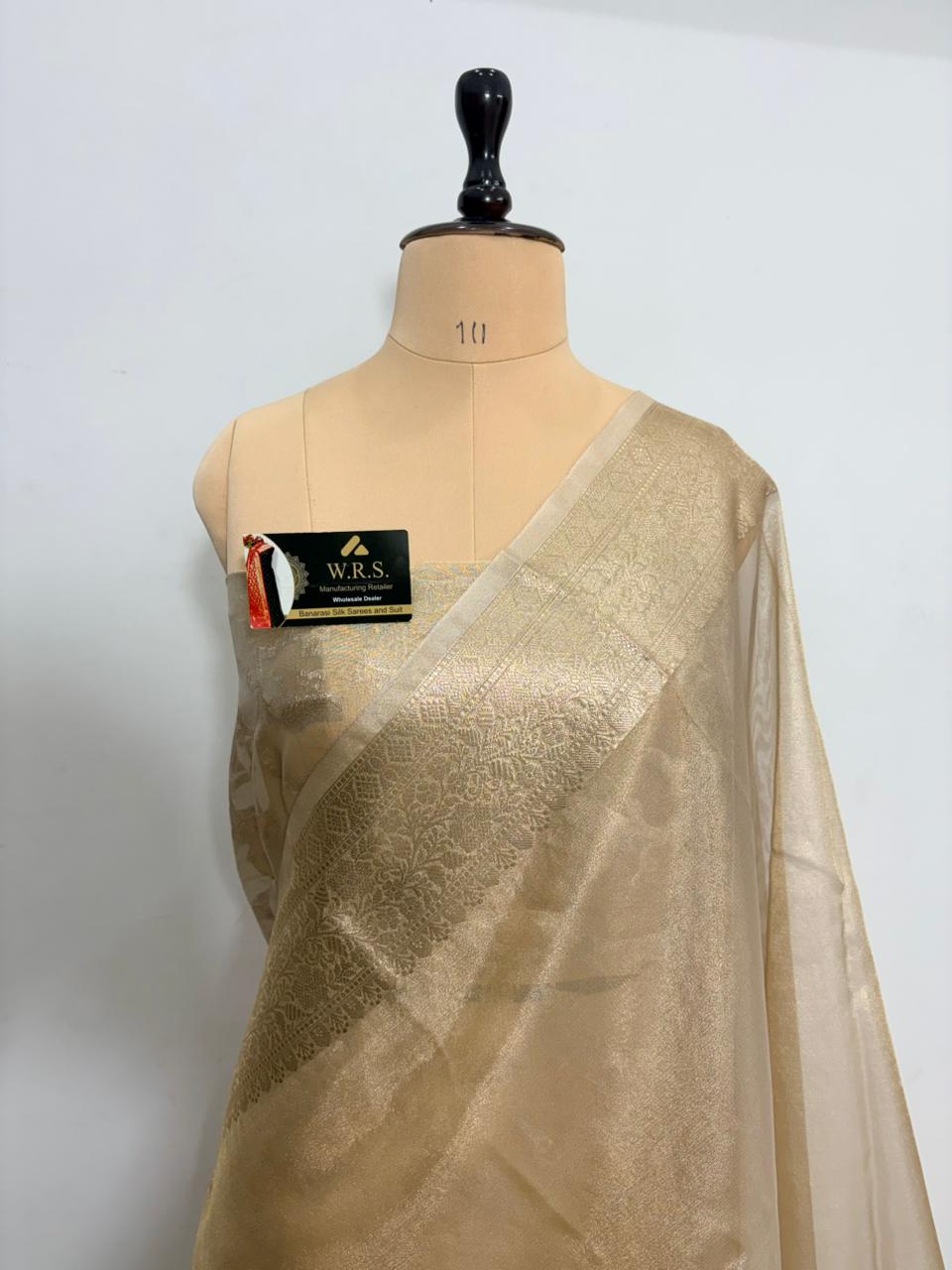 tussar tissue banarasi silk saree