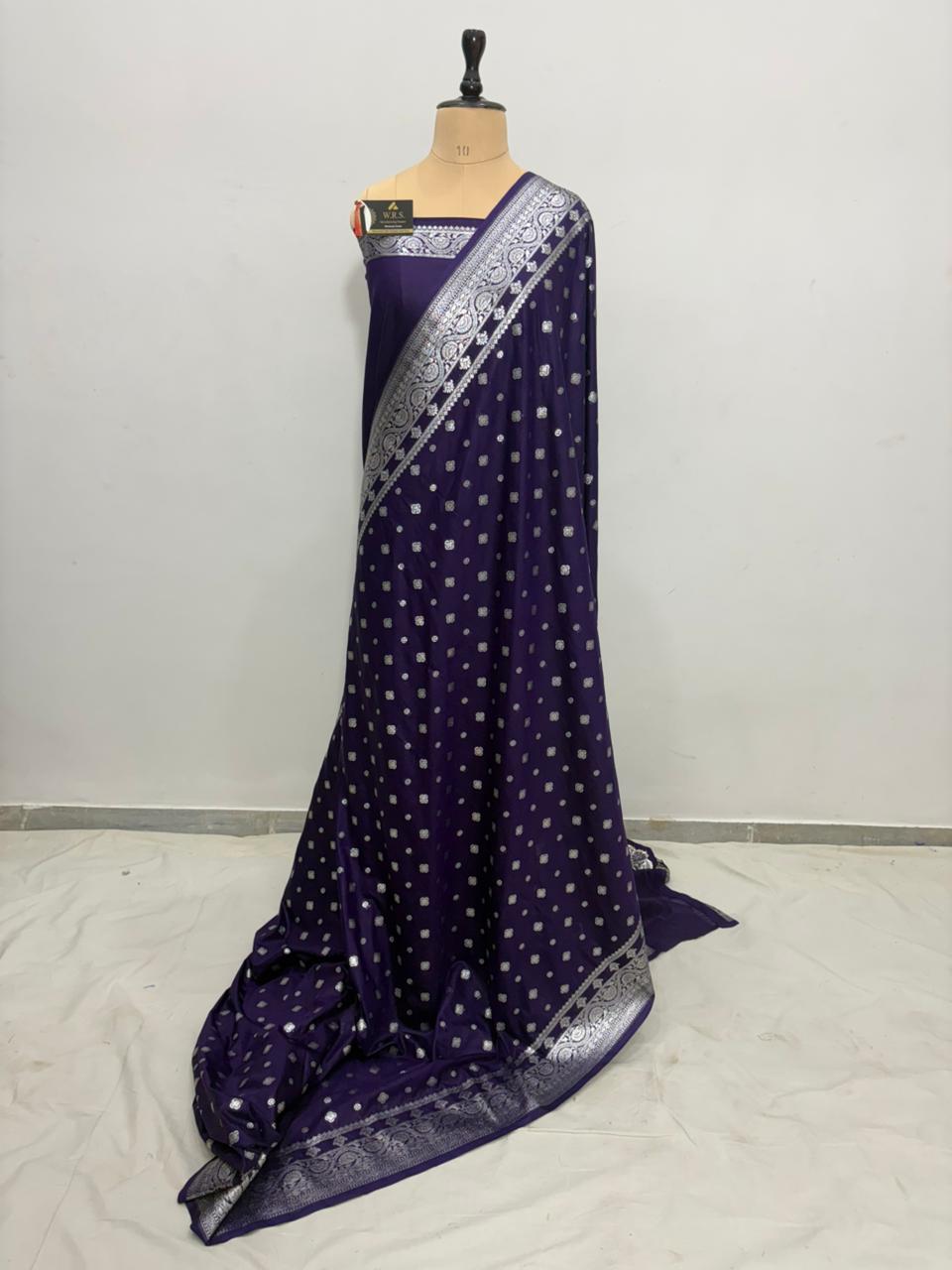 Uda katan georgutte booti saree