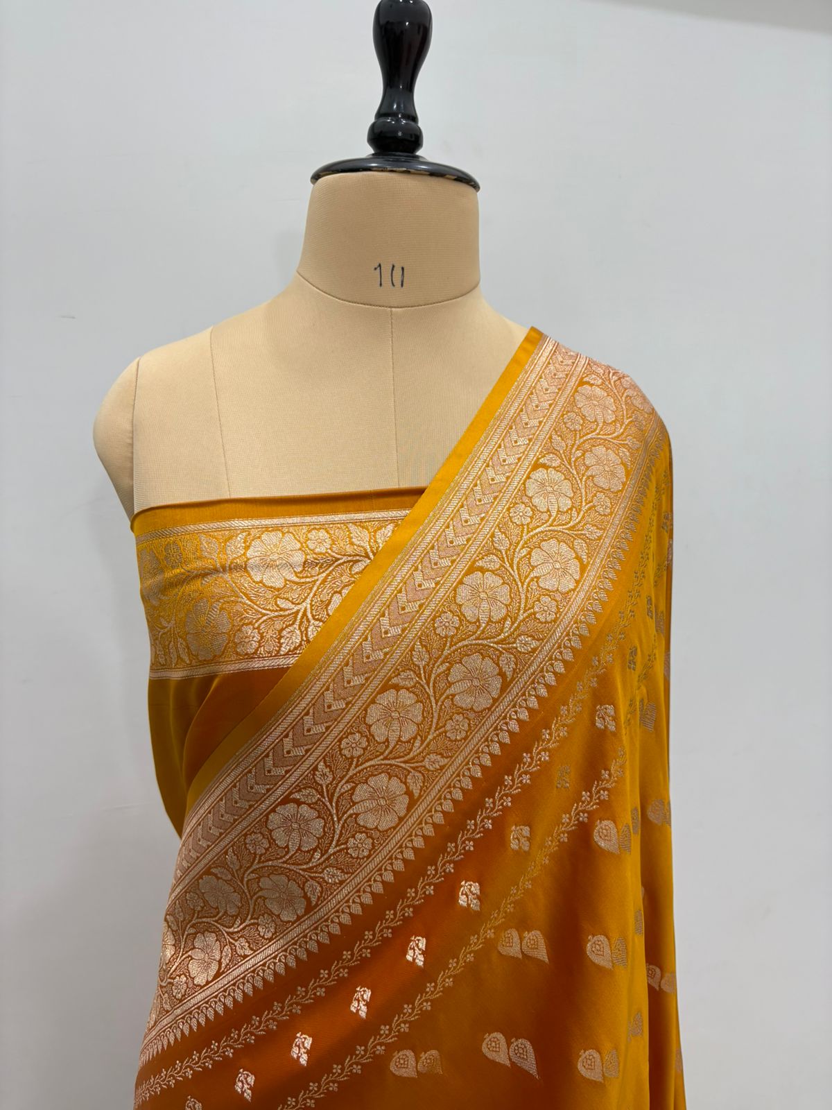 musterd katan satin soft saree