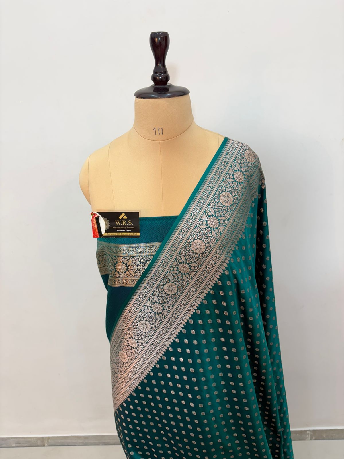 Safaya banarasi mashru silk saree copper zari