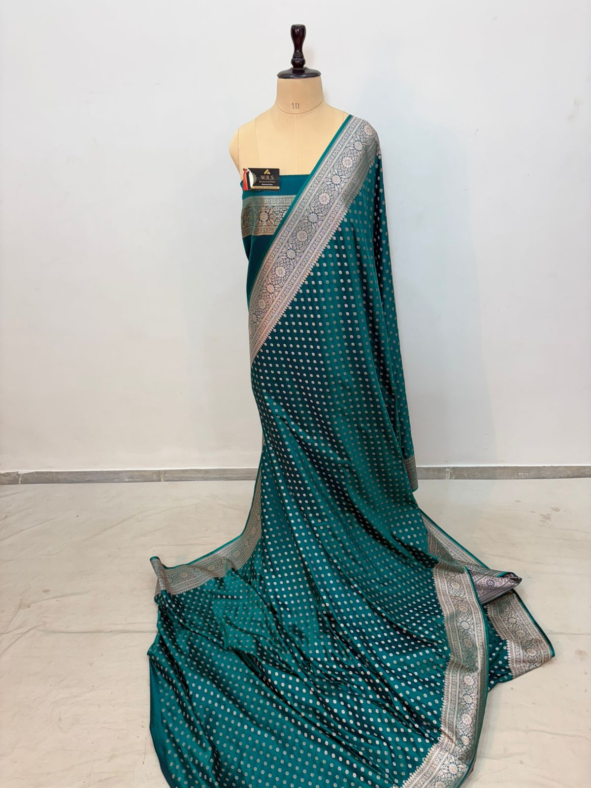 Safaya mushru banarasi silk saree