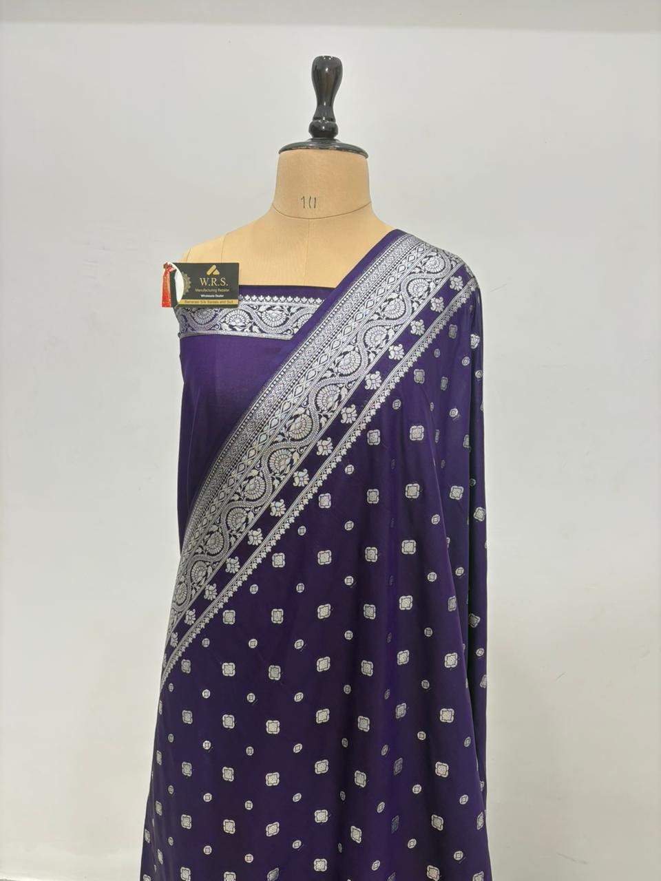 Uda katan georgutte booti saree
